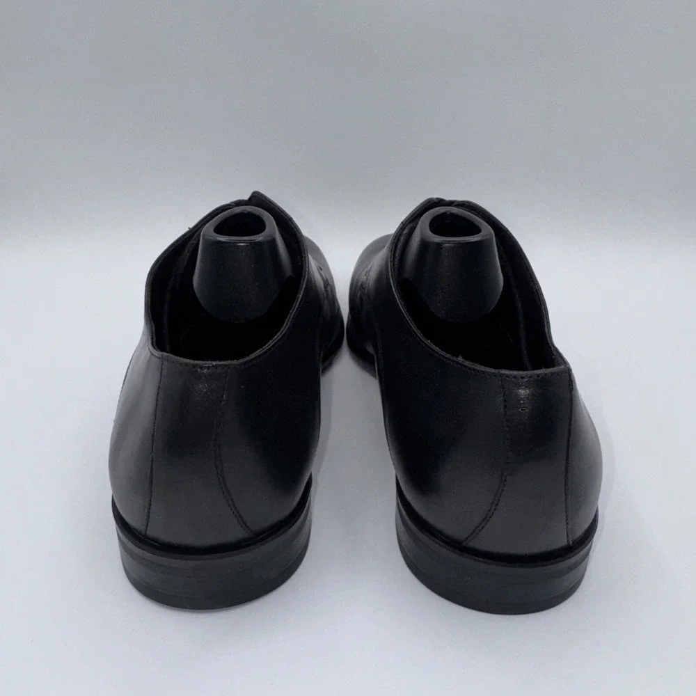 To Boot New York Amadeo Derby‎ Men's Size 8.5 Black Italian Leather